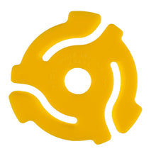 Load image into Gallery viewer, Yellow 45rpm Record Insert Adapters
