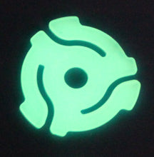 Load image into Gallery viewer, Glow in the Dark 45rpm Record Insert Adapters