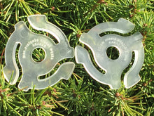 Load image into Gallery viewer, Unique New "TRANSLUCENT" 45rpm Record Insert Adapters