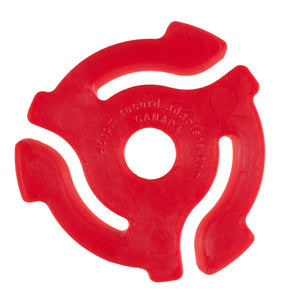 Red 45rpm Record Insert Adapters