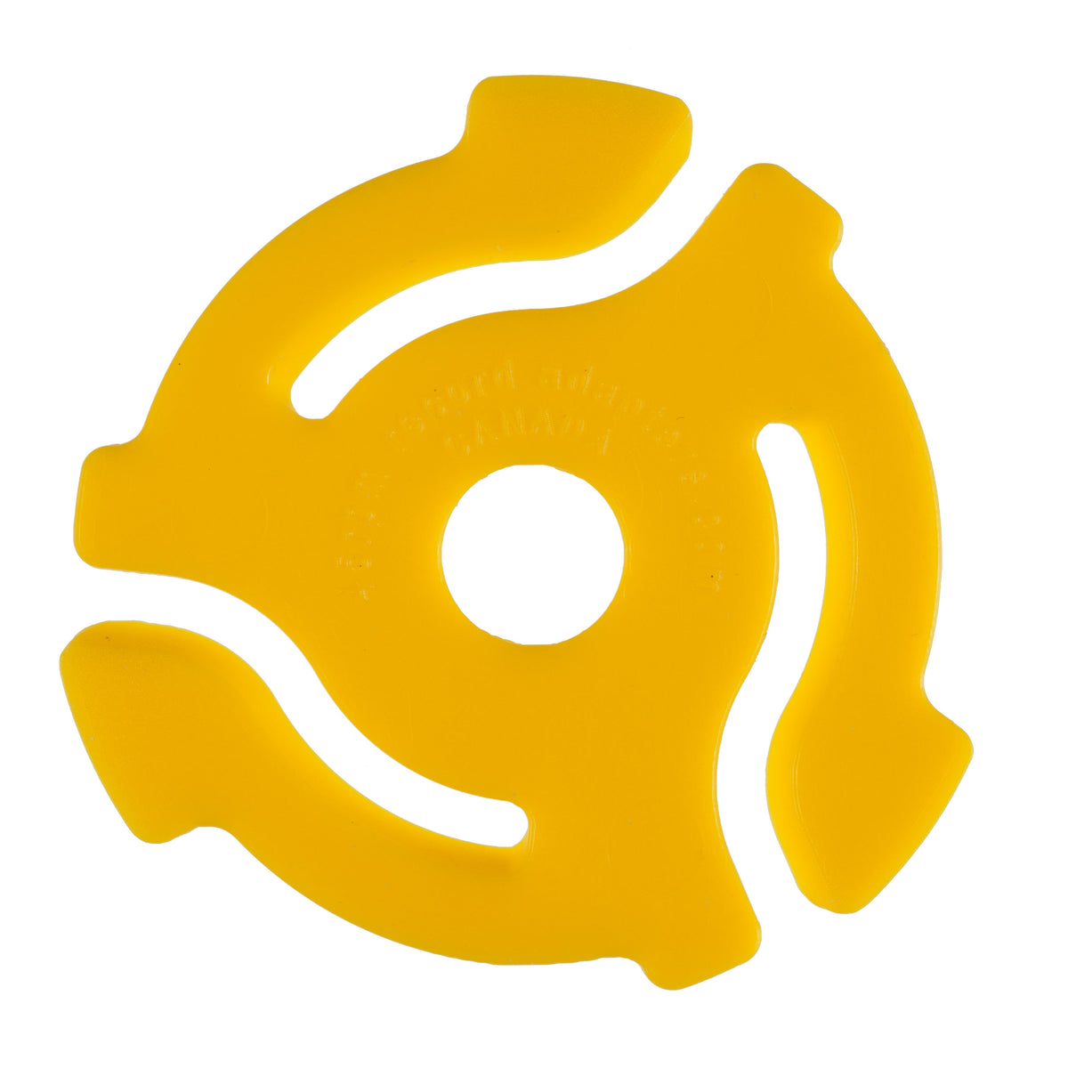 Yellow 45rpm Record Insert Adapters – 45rpmrecordadapters