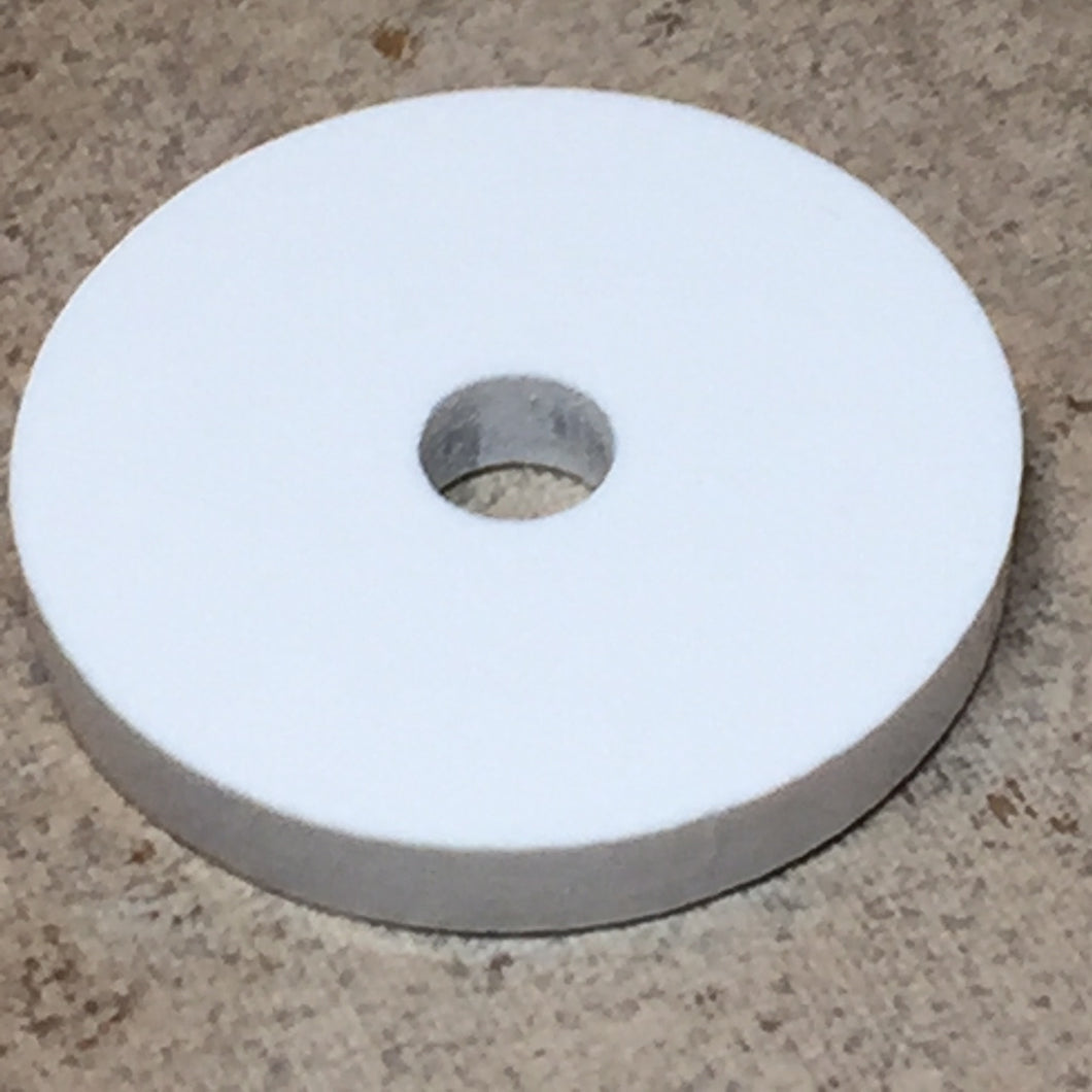 White Acrylic 45rpm Turntable Adapter