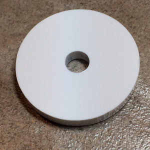 White Acrylic 45rpm Turntable Adapter